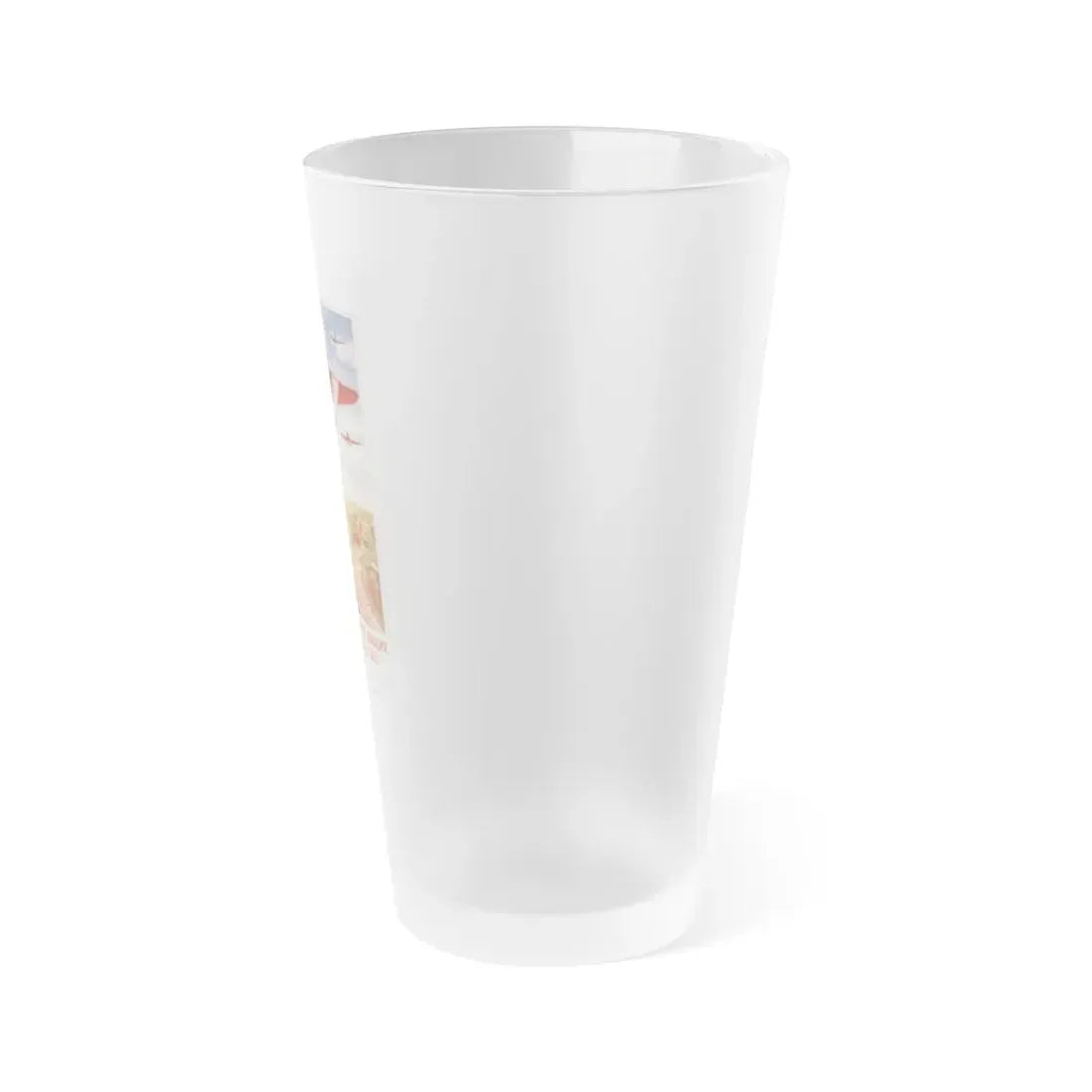 Soviet Era Poster 300 - Frosted Pint Glass 16oz - Go Mug Yourself