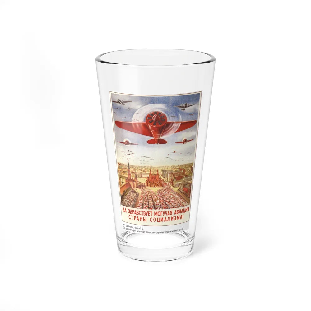 Soviet Era Poster 300 - Pint Glass 16oz-16oz-Go Mug Yourself