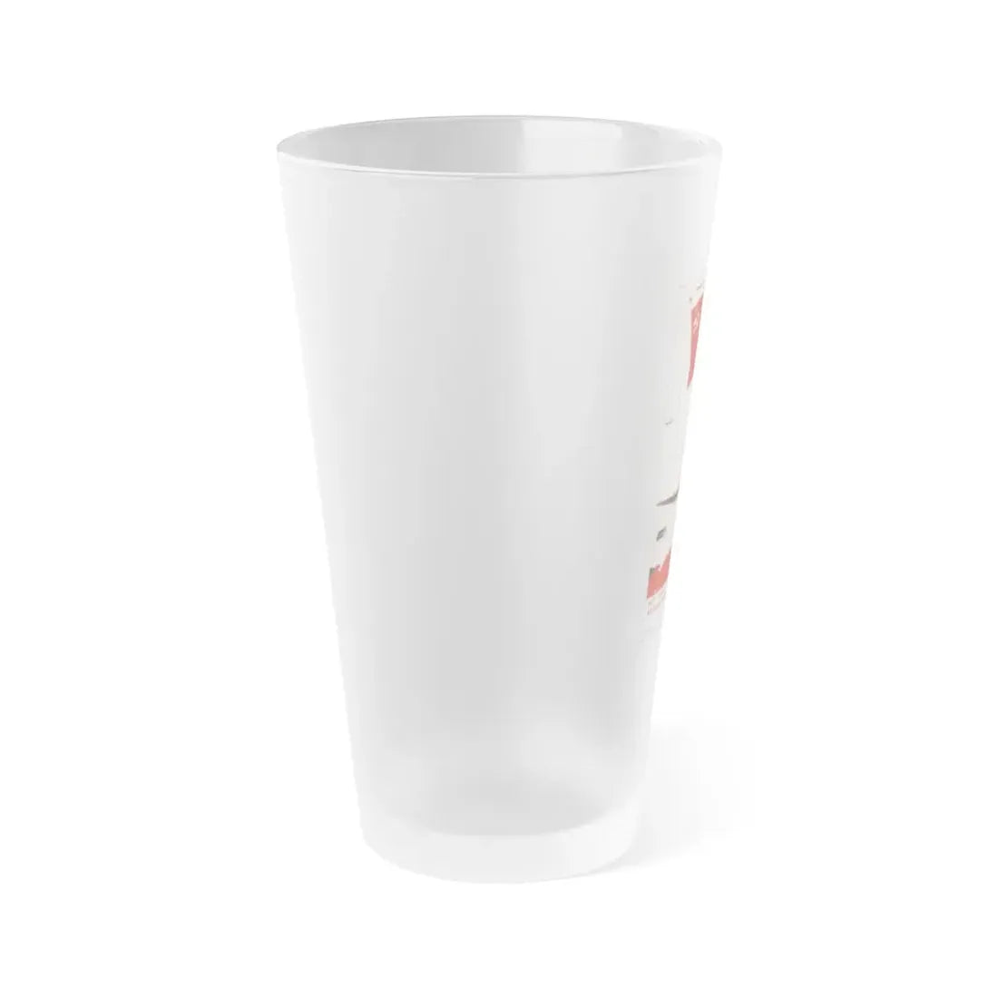 Soviet Era Poster 301 - Frosted Pint Glass 16oz - Go Mug Yourself