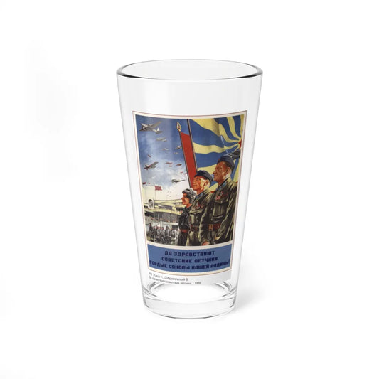 Soviet Era Poster 302 - Pint Glass 16oz-16oz-Go Mug Yourself