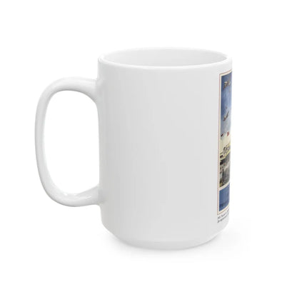 Soviet Era Poster 302 - White Coffee Mug-Go Mug Yourself