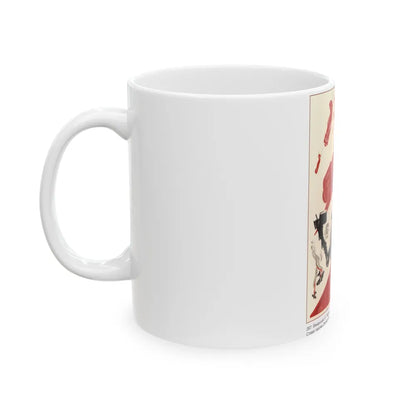 Soviet Era Poster 306 - White Coffee Mug-Go Mug Yourself