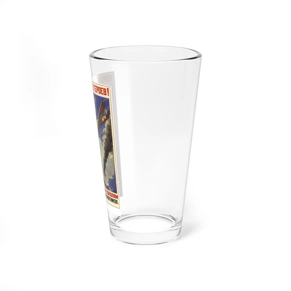 Soviet Era Poster 308 - Pint Glass 16oz-Go Mug Yourself