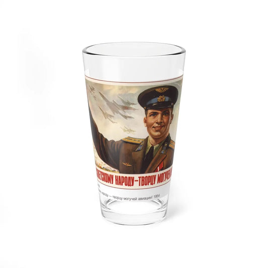 Soviet Era Poster 310 - Pint Glass 16oz-16oz-Go Mug Yourself