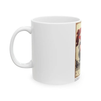 Soviet Era Poster 313 - White Coffee Mug-Go Mug Yourself