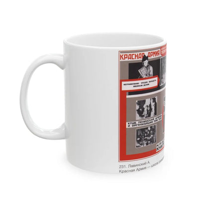 Soviet Era Poster 315 - White Coffee Mug-Go Mug Yourself