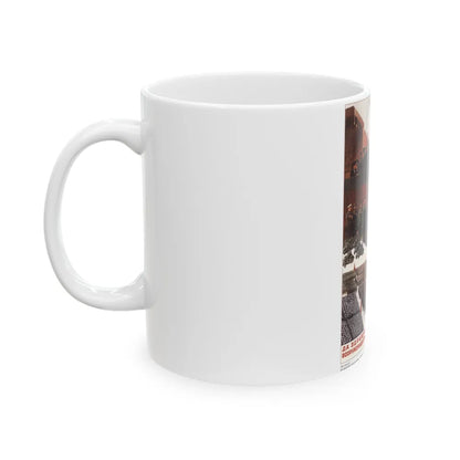 Soviet Era Poster 319 - White Coffee Mug-Go Mug Yourself