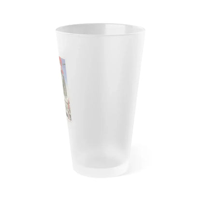 Soviet Era Poster 324 - Frosted Pint Glass 16oz - Go Mug Yourself