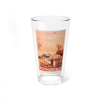 Soviet Era Poster 325 - Pint Glass 16oz-16oz-Go Mug Yourself