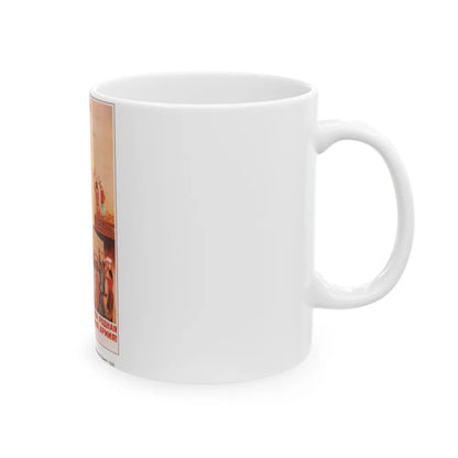 Soviet Era Poster 325 - White Coffee Mug-Go Mug Yourself