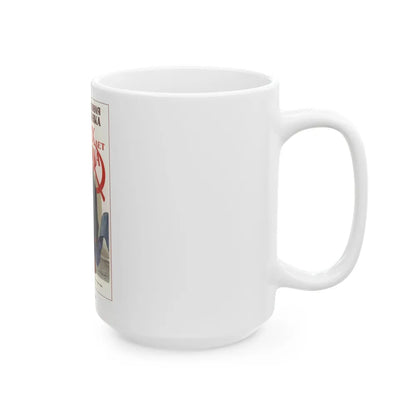 Soviet Era Poster 328 - White Coffee Mug-Go Mug Yourself