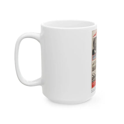 Soviet Era Poster 329 - White Coffee Mug - Go Mug Yourself