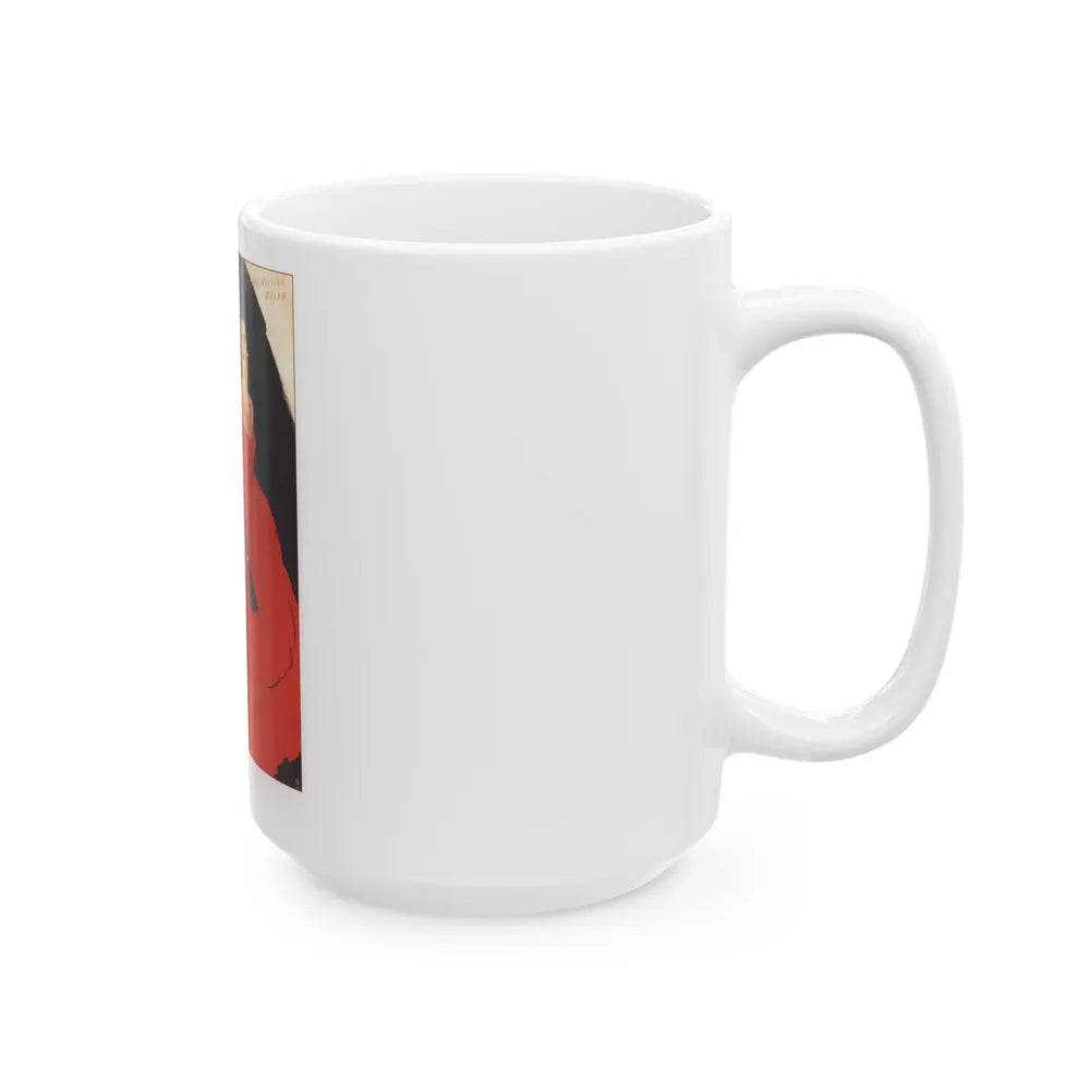 Soviet Era Poster 33 - White Coffee Mug-Go Mug Yourself