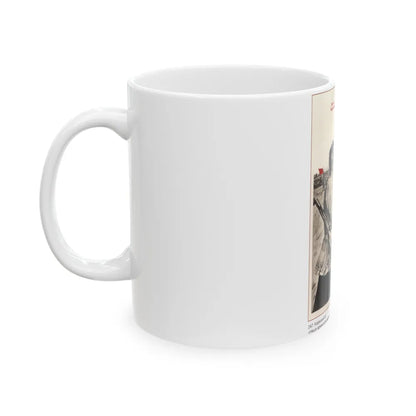 Soviet Era Poster 331 - White Coffee Mug-Go Mug Yourself