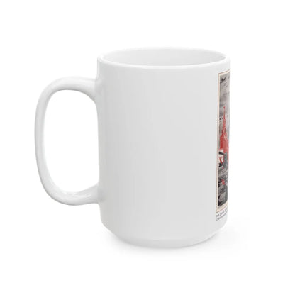 Soviet Era Poster 332 - White Coffee Mug-Go Mug Yourself