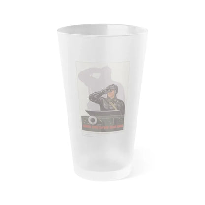 Soviet Era Poster 334 - Frosted Pint Glass 16oz Default Title - Go Mug Yourself