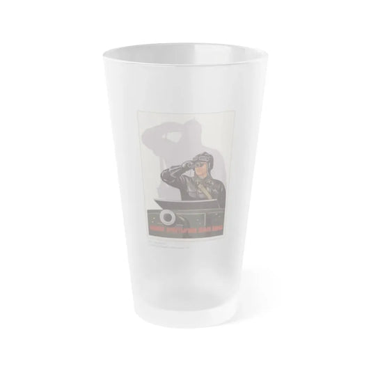 Soviet Era Poster 334 - Frosted Pint Glass 16oz Default Title - Go Mug Yourself
