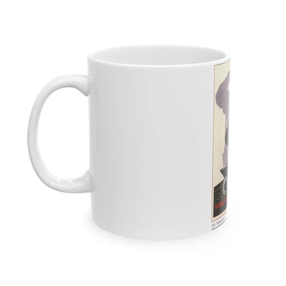 Soviet Era Poster 334 - White Coffee Mug-Go Mug Yourself