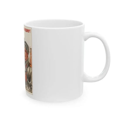Soviet Era Poster 336 - White Coffee Mug - Go Mug Yourself