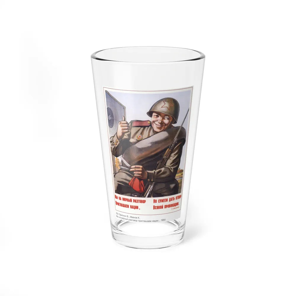 Soviet Era Poster 338 - Pint Glass 16oz-16oz-Go Mug Yourself