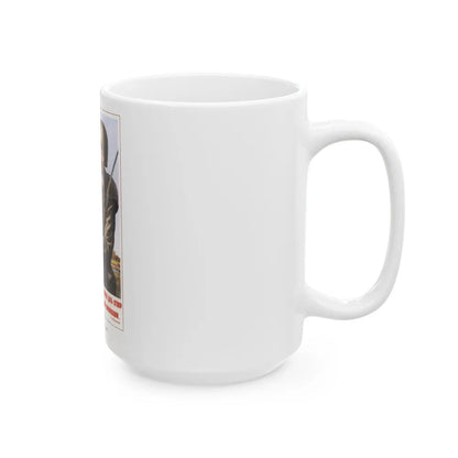 Soviet Era Poster 338 - White Coffee Mug-Go Mug Yourself