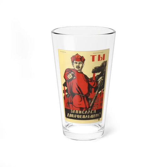 Soviet Era Poster 339 - Pint Glass 16oz-16oz-Go Mug Yourself