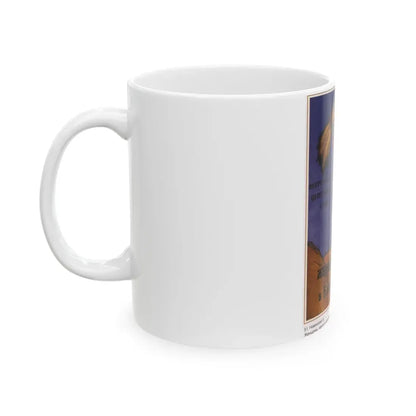 Soviet Era Poster 340 - White Coffee Mug - Go Mug Yourself