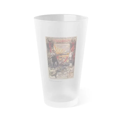 Soviet Era Poster 342 - Frosted Pint Glass 16oz Default Title - Go Mug Yourself
