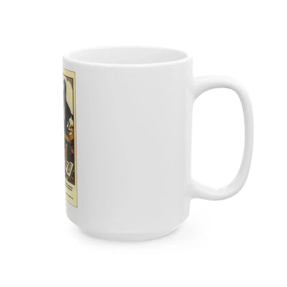 Soviet Era Poster 343 - White Coffee Mug - Go Mug Yourself