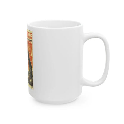 Soviet Era Poster 344 - White Coffee Mug-Go Mug Yourself