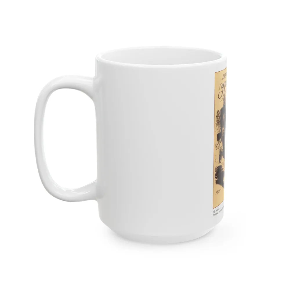 Soviet Era Poster 345 - White Coffee Mug-Go Mug Yourself