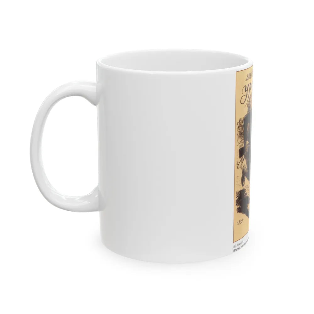 Soviet Era Poster 345 - White Coffee Mug-Go Mug Yourself