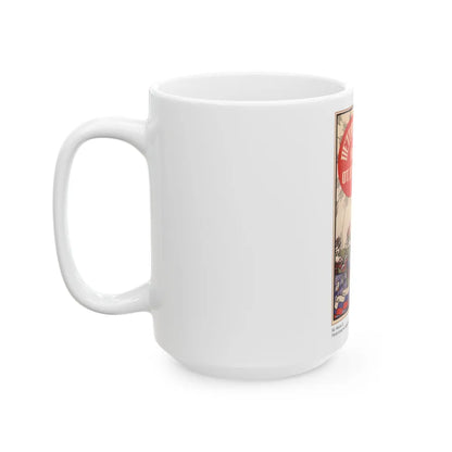 Soviet Era Poster 346 - White Coffee Mug-Go Mug Yourself