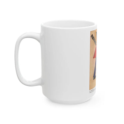 Soviet Era Poster 348 - White Coffee Mug-Go Mug Yourself