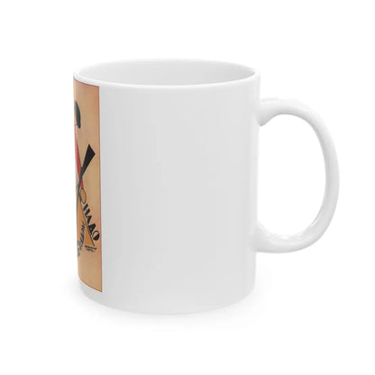 Soviet Era Poster 348 - White Coffee Mug-Go Mug Yourself