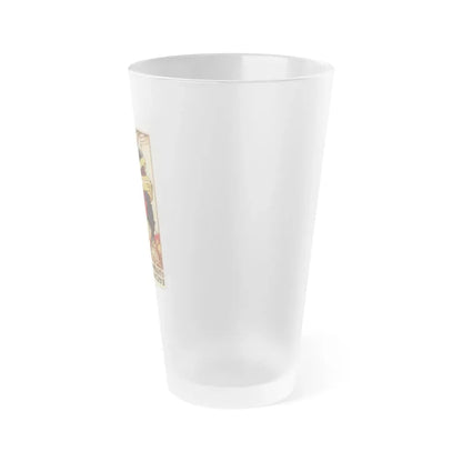 Soviet Era Poster 349 - Frosted Pint Glass 16oz - Go Mug Yourself