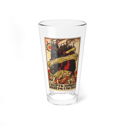 Soviet Era Poster 349 - Pint Glass 16oz-16oz-Go Mug Yourself