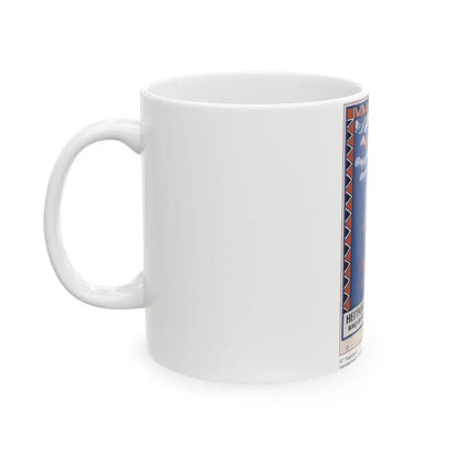 Soviet Era Poster 357 - White Coffee Mug - Go Mug Yourself