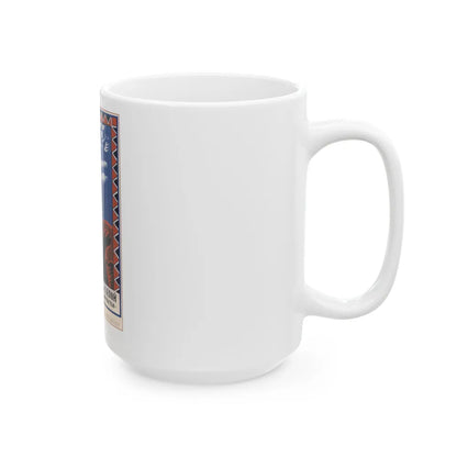 Soviet Era Poster 357 - White Coffee Mug-Go Mug Yourself