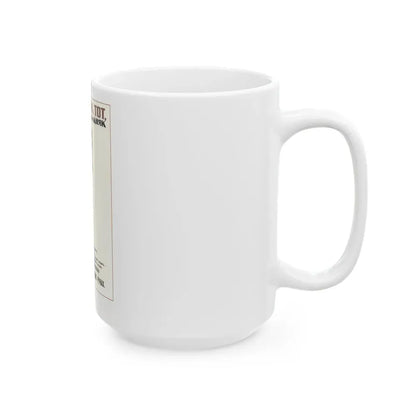 Soviet Era Poster 360 - White Coffee Mug - Go Mug Yourself