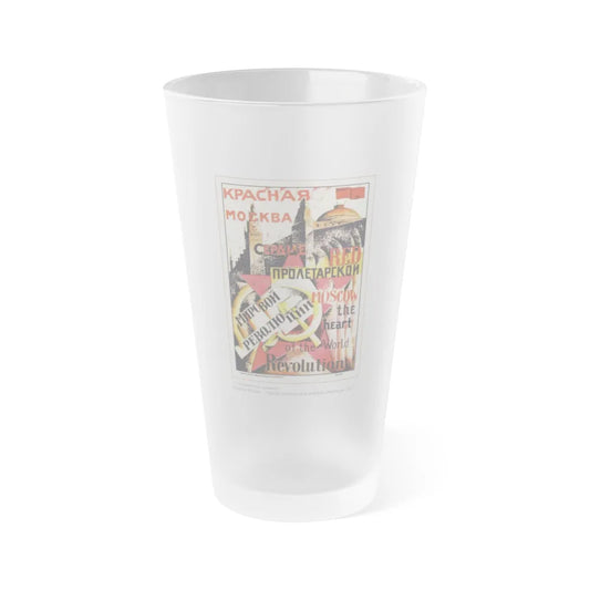 Soviet Era Poster 361 - Frosted Pint Glass 16oz-16oz-Frosted-Go Mug Yourself