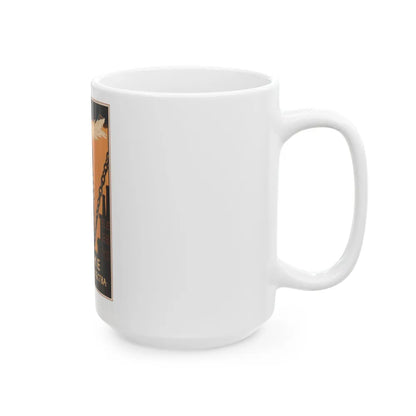 Soviet Era Poster 363 - White Coffee Mug-Go Mug Yourself