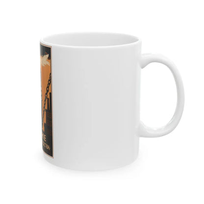 Soviet Era Poster 363 - White Coffee Mug-Go Mug Yourself