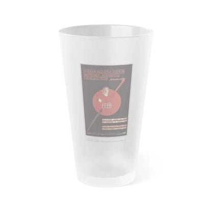 Soviet Era Poster 364 - Frosted Pint Glass 16oz 16oz Frosted - Go Mug Yourself