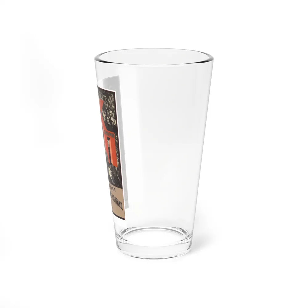 Soviet Era Poster 365 - Pint Glass 16oz-Go Mug Yourself