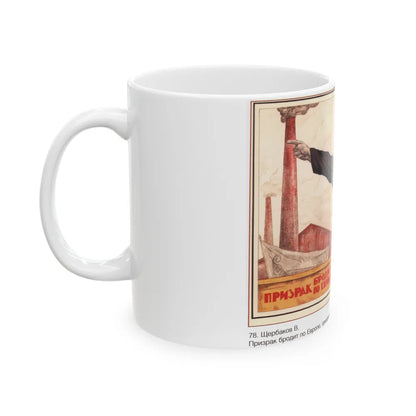 Soviet Era Poster 366 - White Coffee Mug-Go Mug Yourself