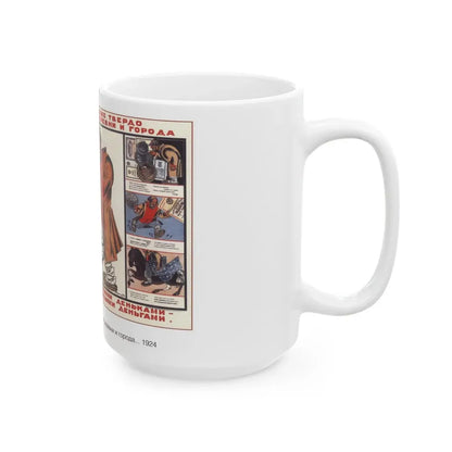 Soviet Era Poster 367 - White Coffee Mug - Go Mug Yourself