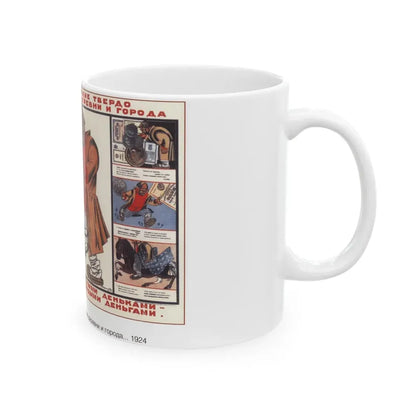 Soviet Era Poster 367 - White Coffee Mug - Go Mug Yourself