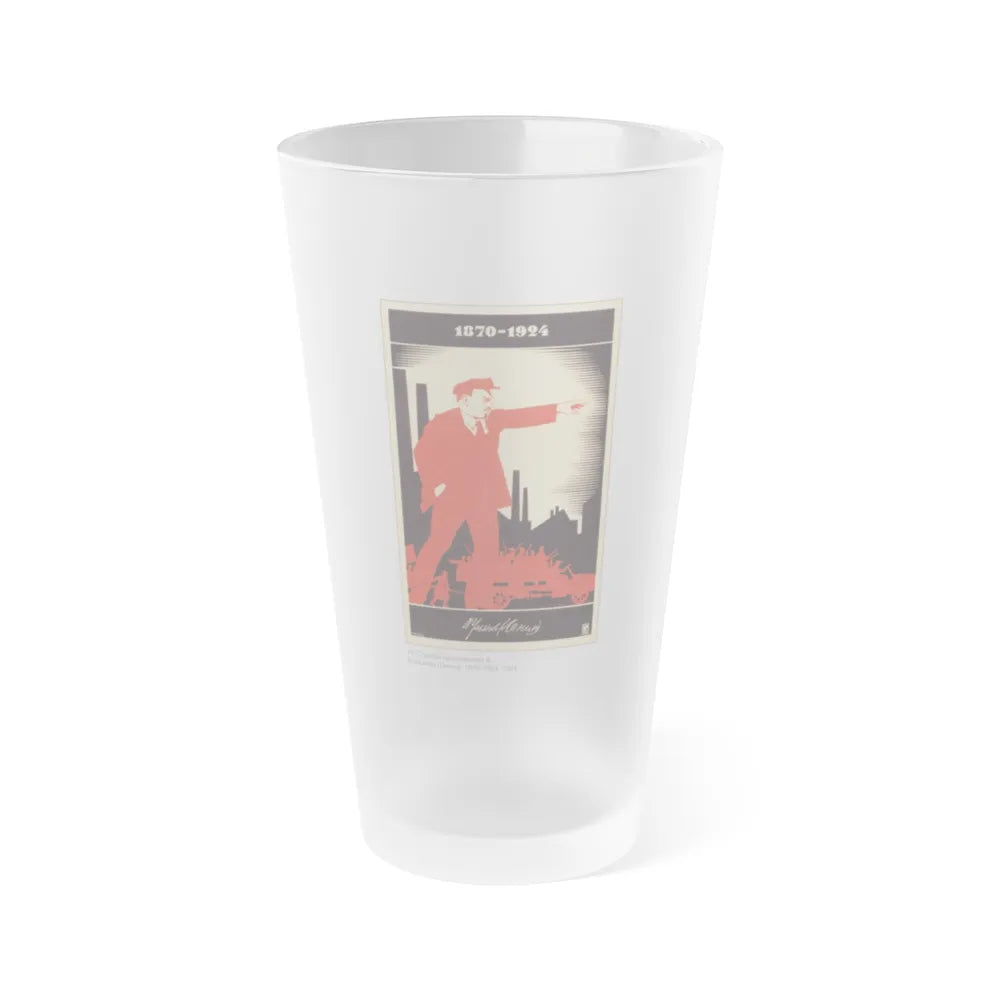 Soviet Era Poster 369 - Frosted Pint Glass 16oz-16oz-Frosted-Go Mug Yourself