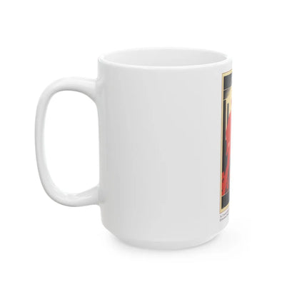 Soviet Era Poster 369 - White Coffee Mug-Go Mug Yourself